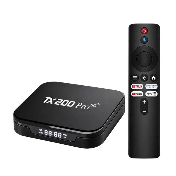 TA-200 Pro 5G Android TV Box with Voice Remote